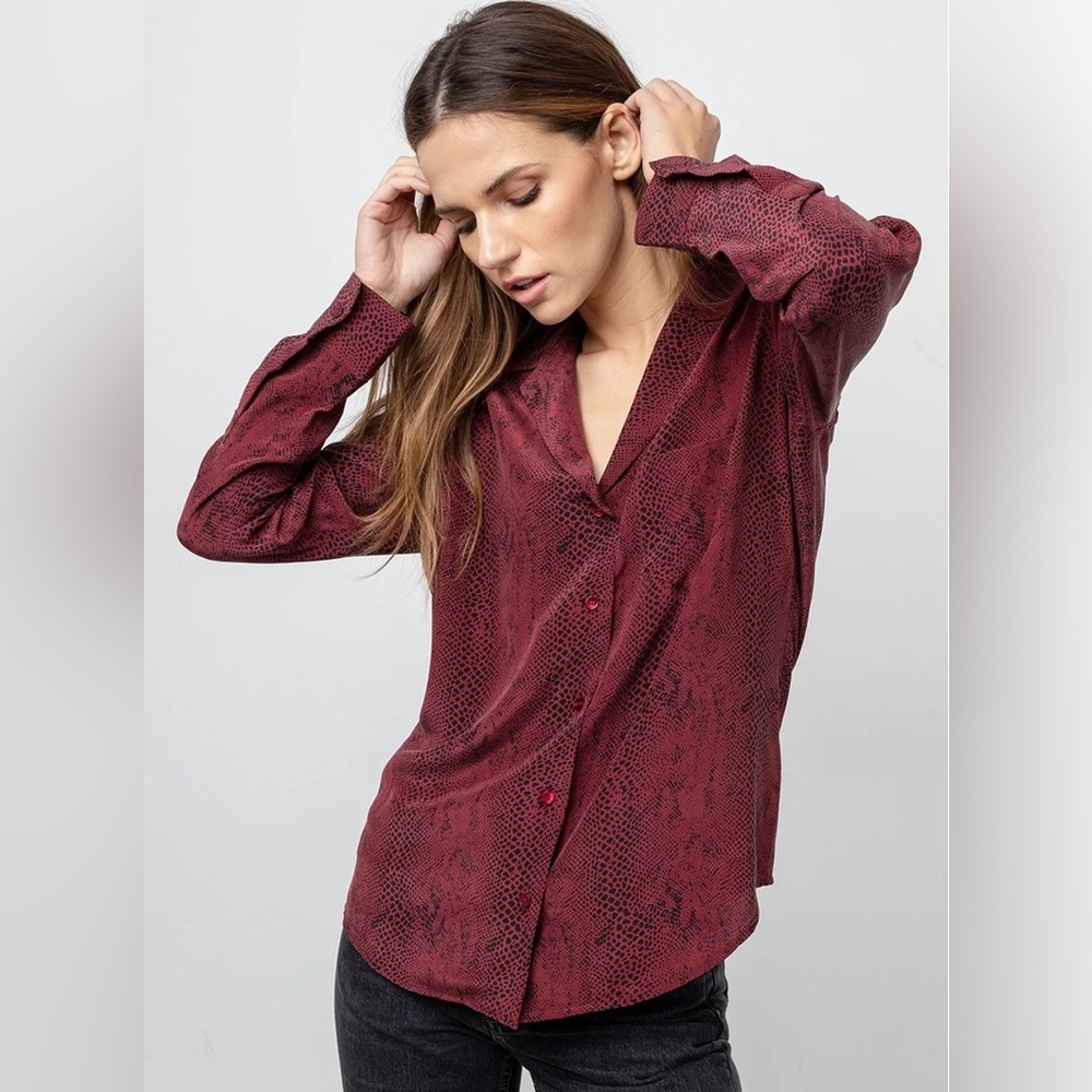 Rails Silk Python Button Down - Picture 2 of 4